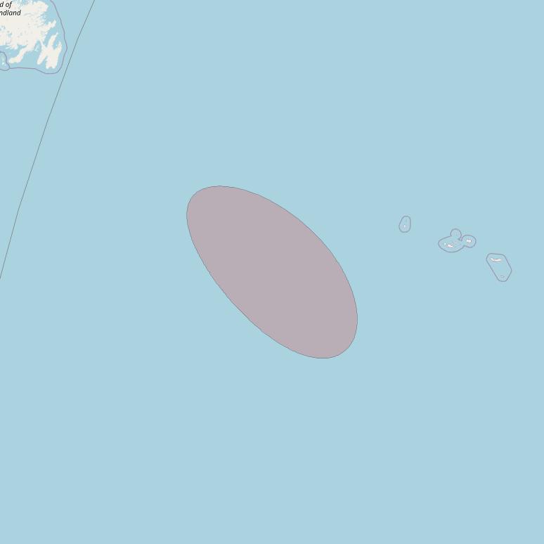 Eutelsat 10B at 10&deg; E downlink Ku-band S075 User Spot beam coverage map