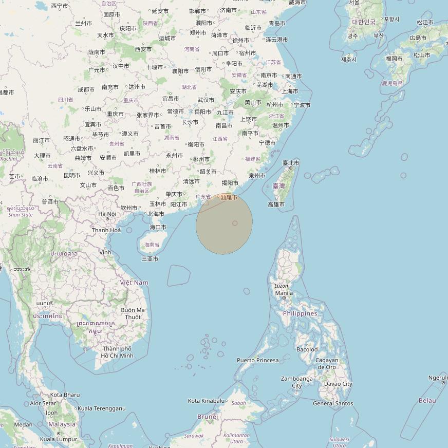 SatBeams - Satellite Details - Chinasat 16 (Zhongxing 16, ZX-16 ...