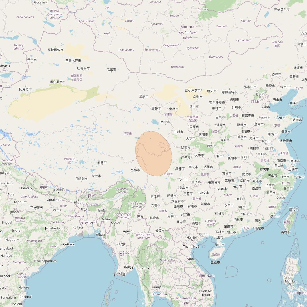 SatBeams - Satellite Details - Chinasat 16 (Zhongxing 16, ZX-16 ...