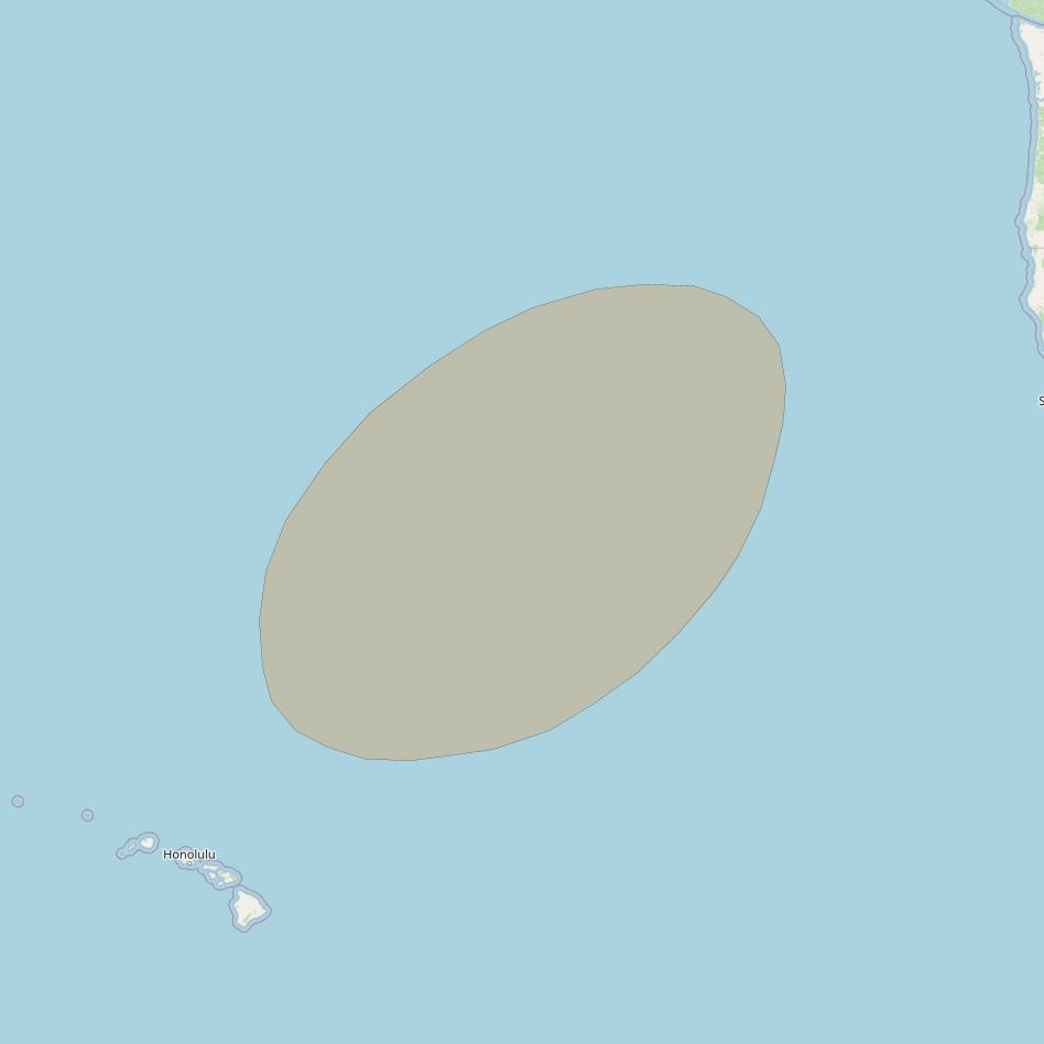 Inmarsat GX3 at 180° E downlink Ka-band S74DL Spot beam coverage map