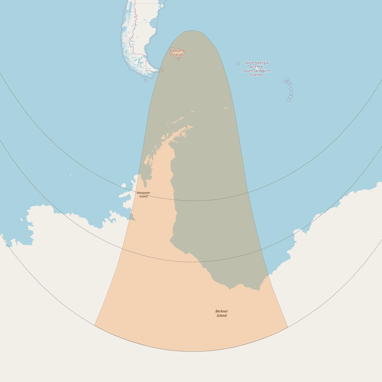 Inmarsat GX2 at 55° W downlink Ka-band S39DL Spot beam coverage map