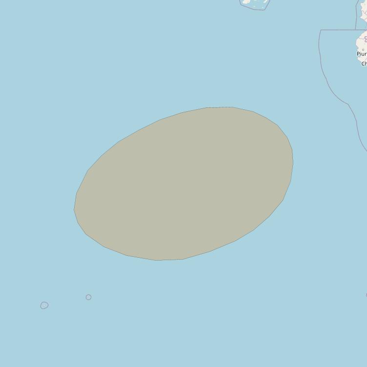 Inmarsat GX2 at 55° W downlink Ka-band S6DL Spot beam coverage map