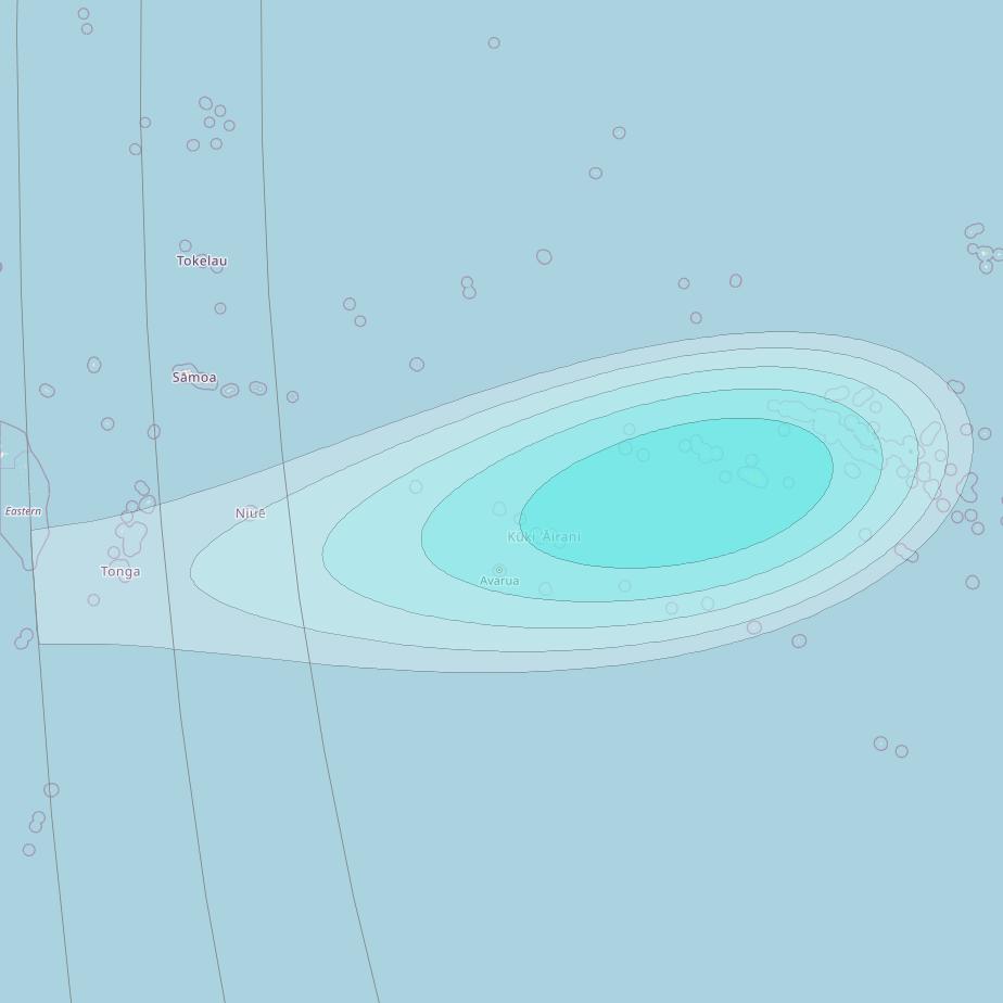 Inmarsat-4F3 at 98° W downlink L-band S010 User Spot beam coverage map