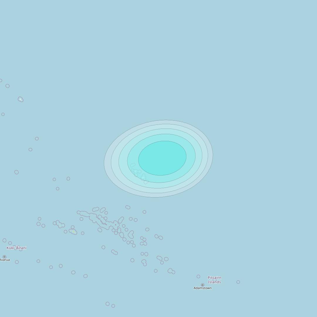 Inmarsat-4F3 at 98° W downlink L-band S022 User Spot beam coverage map