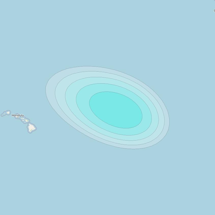 Inmarsat-4F3 at 98° W downlink L-band S026 User Spot beam coverage map