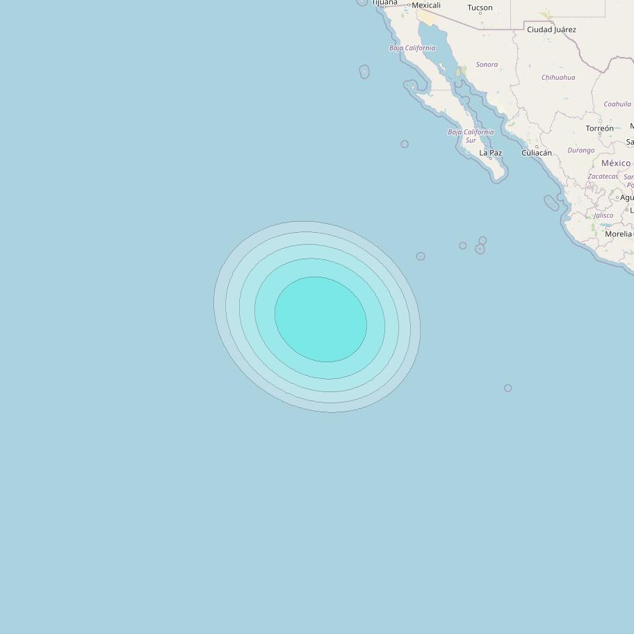 Inmarsat-4F3 at 98° W downlink L-band S049 User Spot beam coverage map